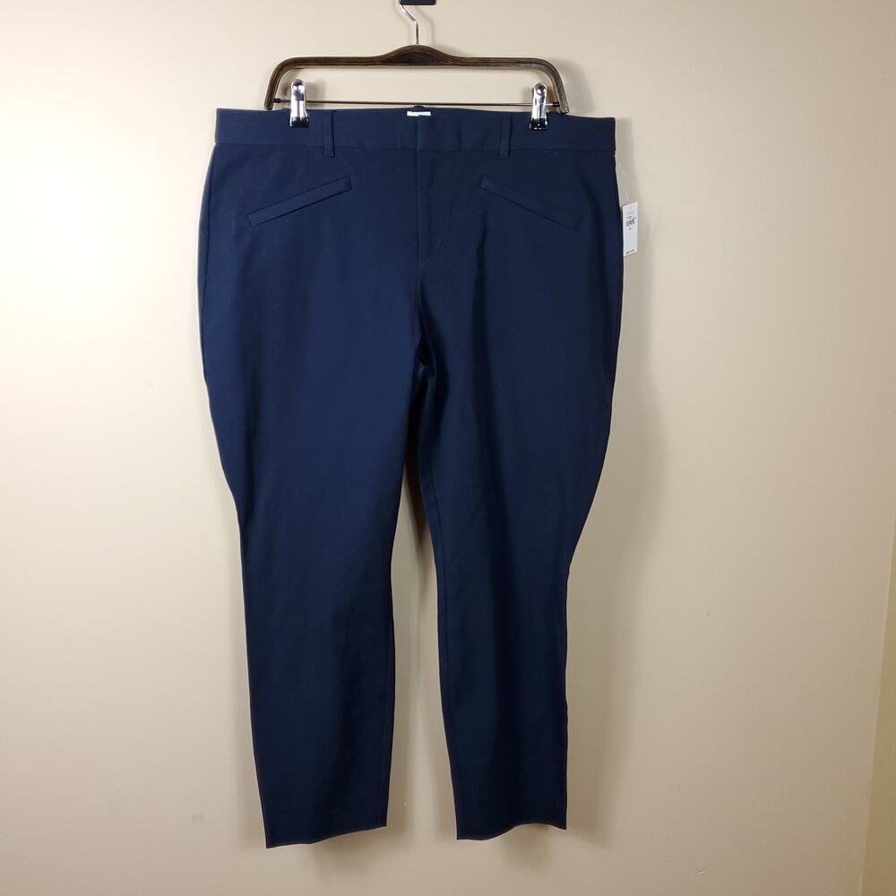 Gap Curvy Skinny Ankle Pants in Navy Size 18